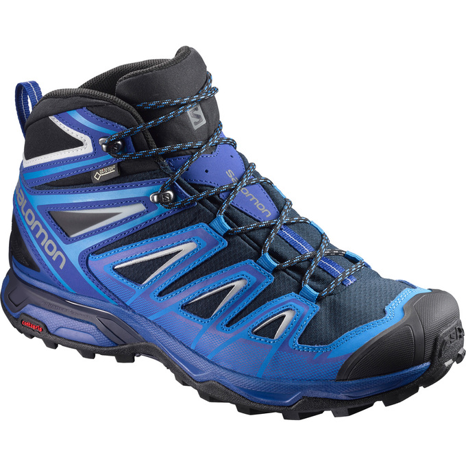 Salomon X ULTRA 3 MID GTX® Zapatillas Trekking Hombre - Azules / Negras - Colombia (06824-ZCPR)